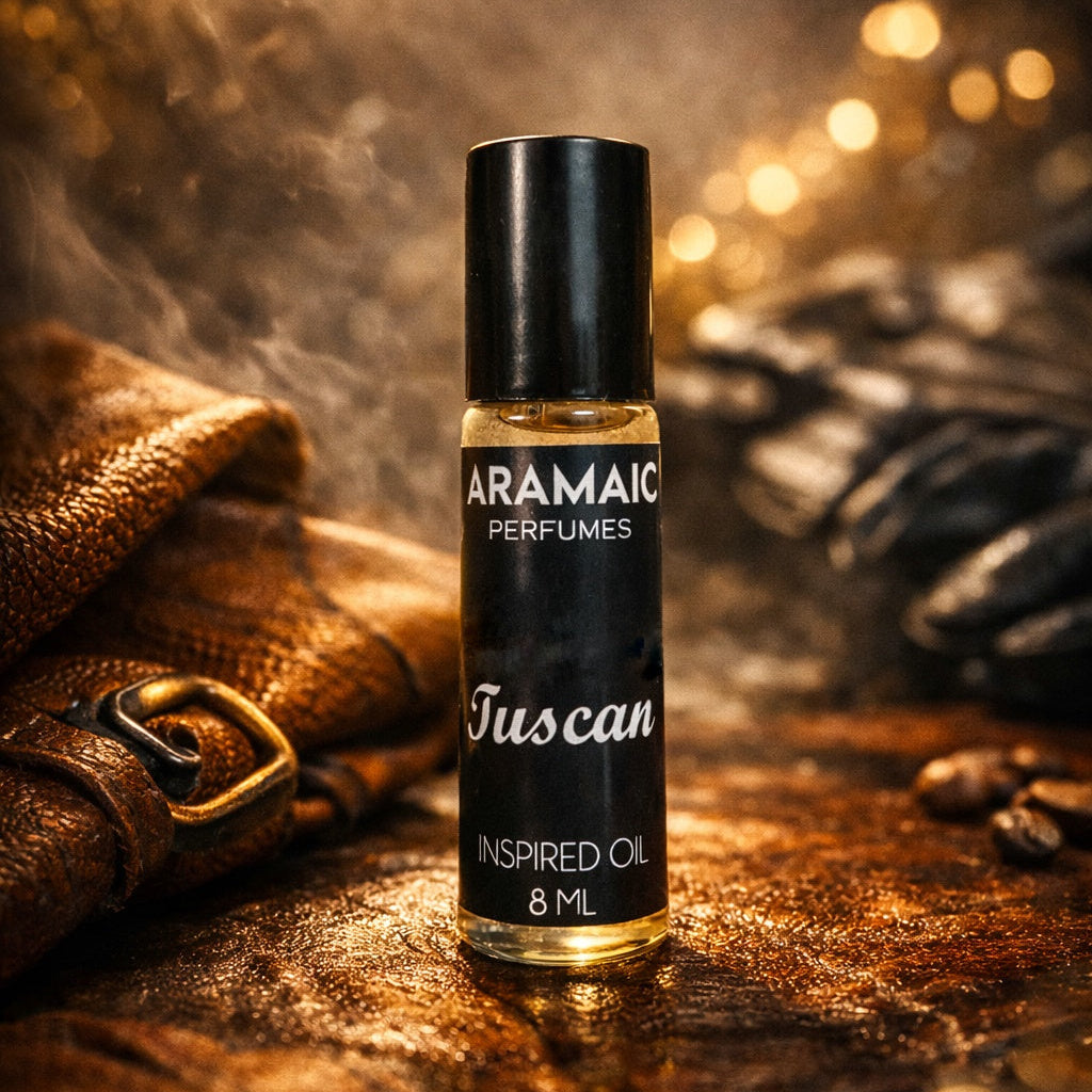 TUSCAN LEATHER | INSPIRED ATTAR | ALCOHOL FREE | 8 ML – Aramaic