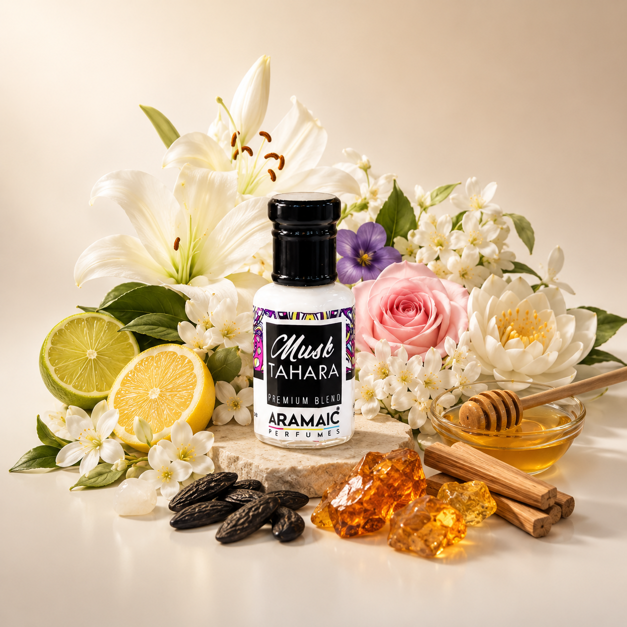Musk Tahara Attar – Premium Body Musk | Creamy White Musk | 100% Non-Alcoholic | Long Lasting Fragrance