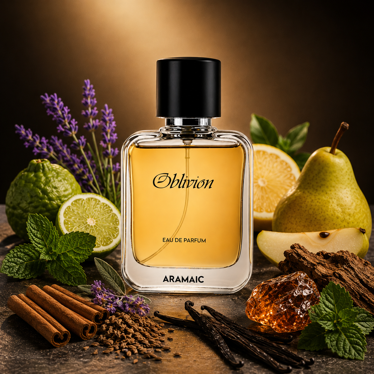 Oblivion Eau De Parfum for Men 50ML – Bold Amber Fougère Fragrance for Nightlife & Parties