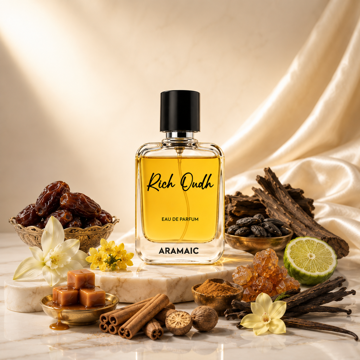 Rich Oudh Eau De Parfum 50ML – Luxury Unisex Gourmand Oud Fragrance | Long Lasting Perfume | Dubai Inspired Scent