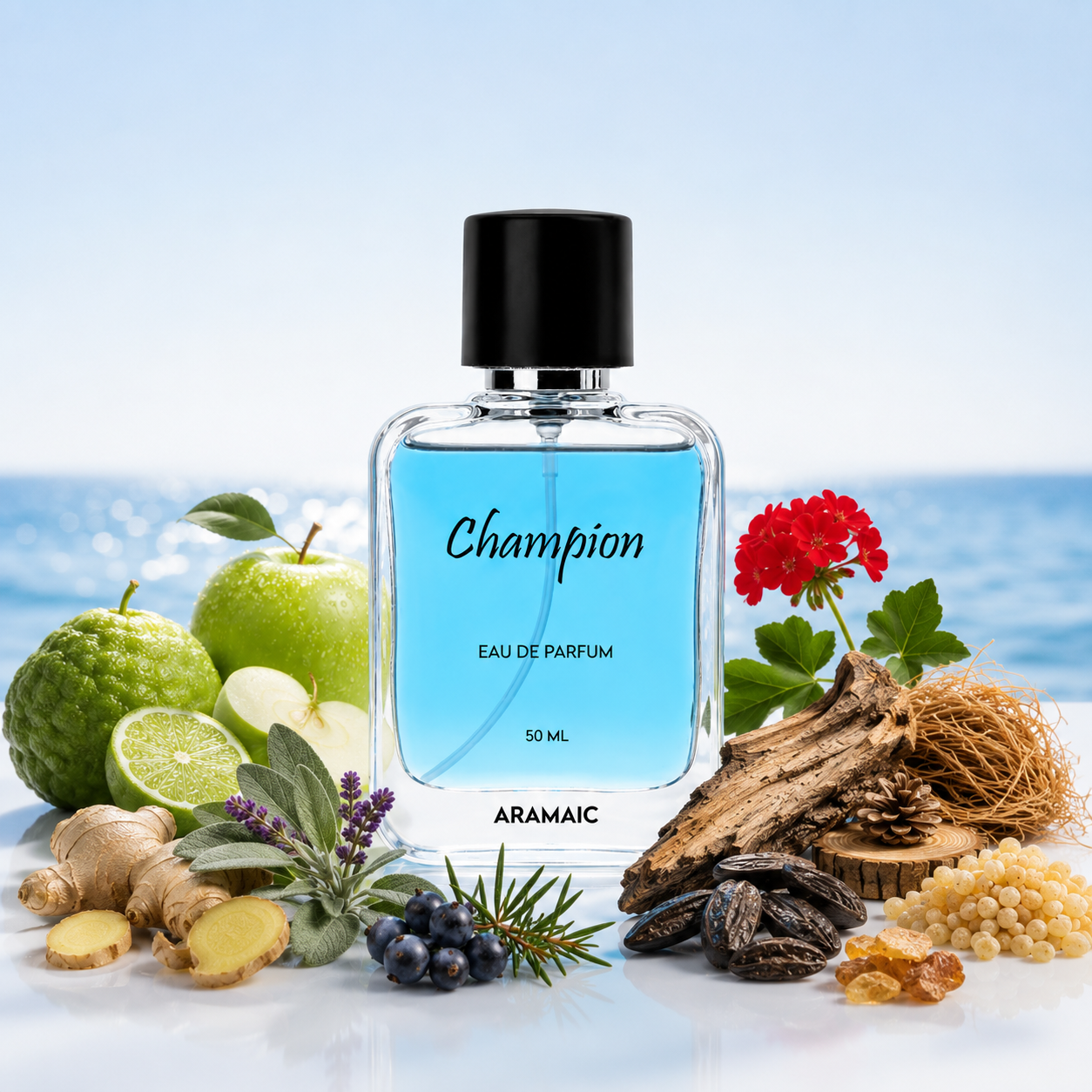 Champion Eau De Parfum 50ML by Aramaic | Fresh Aquatic Men's Perfume