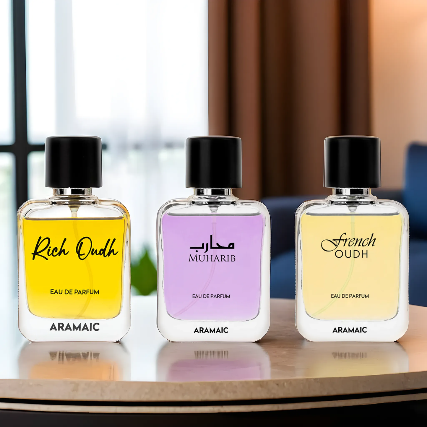 Dubai Oud Premium Combo Pack - Rich Oudh x Muharib x French Oudh - 3x50 ML