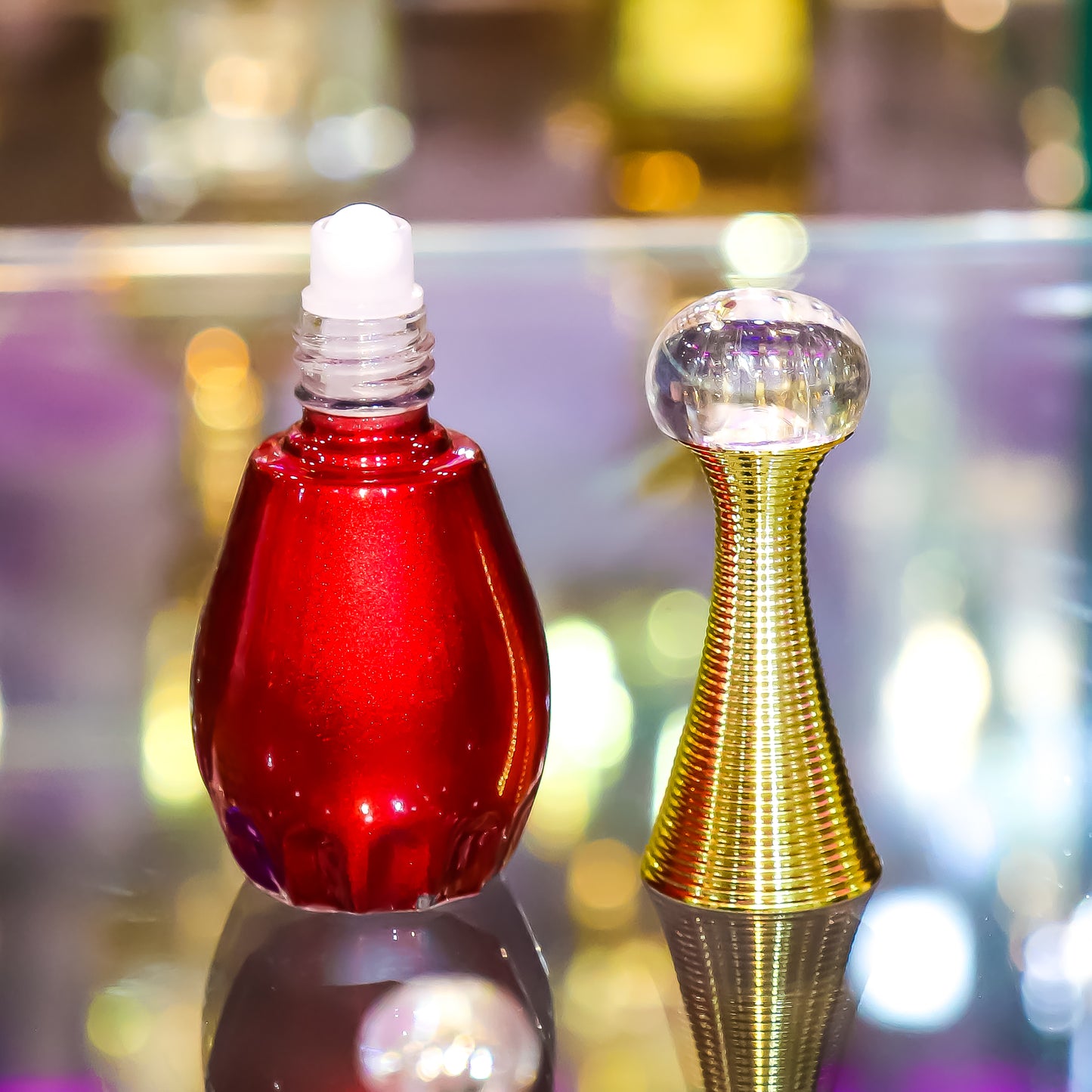 12 ML Roll on | Glass Bottle | Red