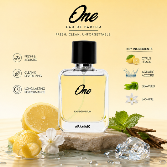 Aramaic One EDP | Long-Lasting Citrus Aromatic Perfume for Women & Men