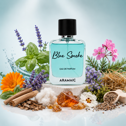 Blue Smoke Eau de Parfum 50ML – Fresh Lavender, Aquatic & Woody Masculine Fragrance | Long Lasting High Projection Perfume for Men