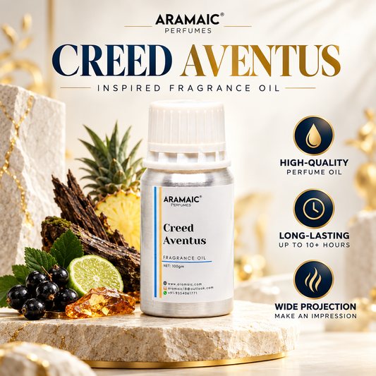 Aramaic Aventus Inspired Perfume Oil – Long Lasting 10+ Hours, Premium Fragrance Oil