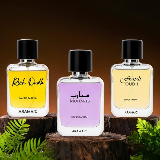 Dubai Oud Premium Combo Pack - Rich Oudh x Muharib x French Oudh - 3x50 ML