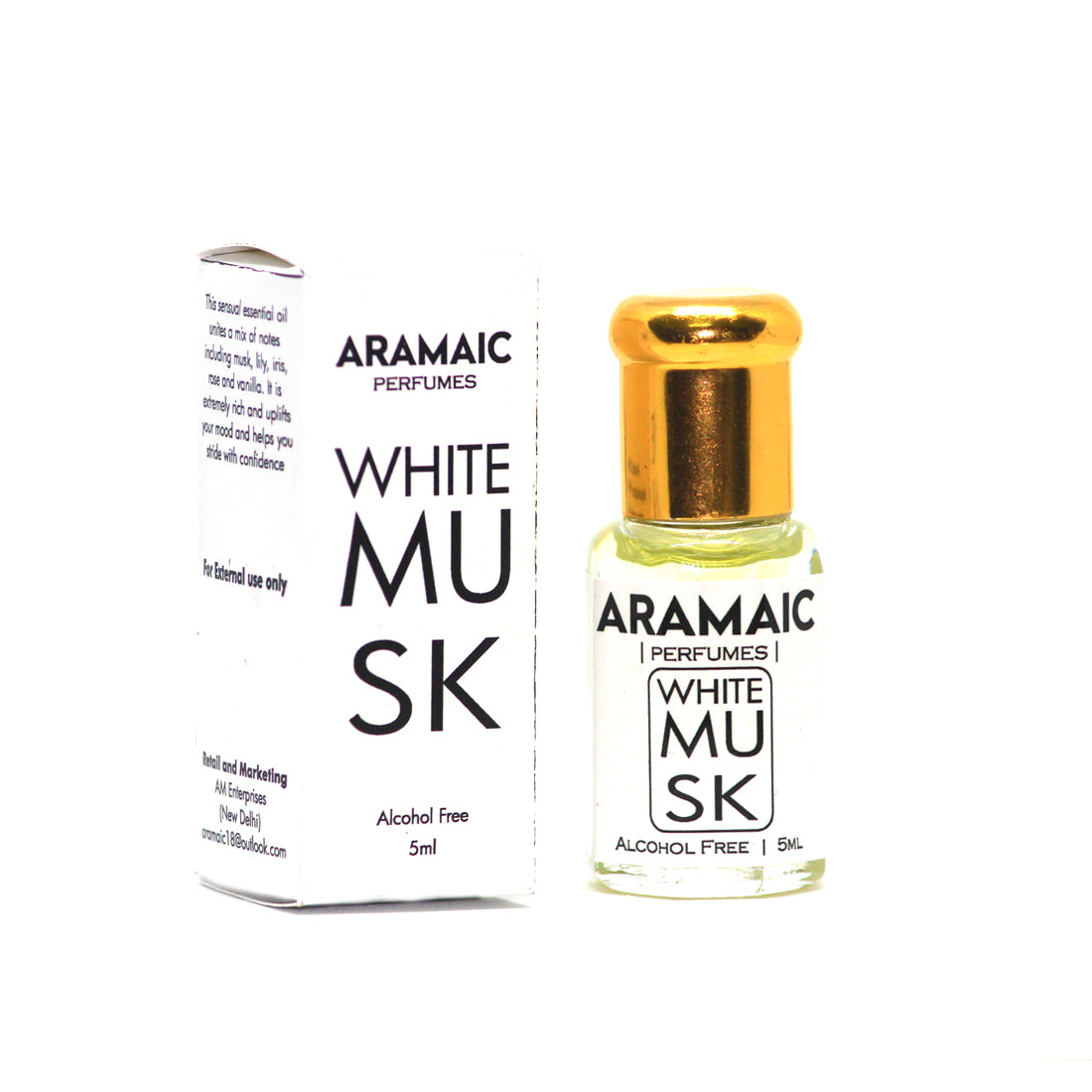 ARAMAIC WHITE MUSK |  PREMIUM BLEND | ALCOHOL FREE