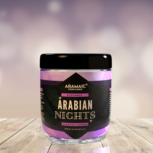 ARABIAN NIGHTS | SCENTED CANDLE | GLASS JAR | 280 GM