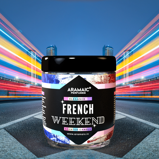 FRENCH WEEKEND | SCENTED CANDLE | GLASS JAR | 280 GM