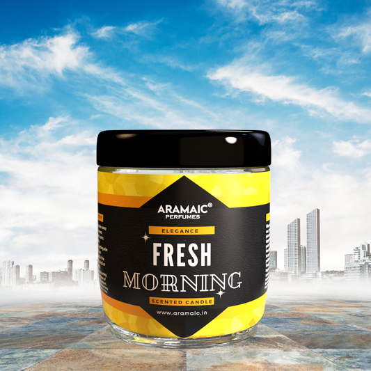 FRESH MORNING | SCENTED CANDLE | GLASS JAR | 280 GM